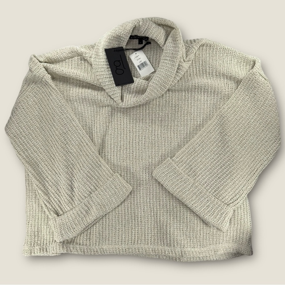 Gibson Soft Cream Turtleneck Sweater size‎ large new